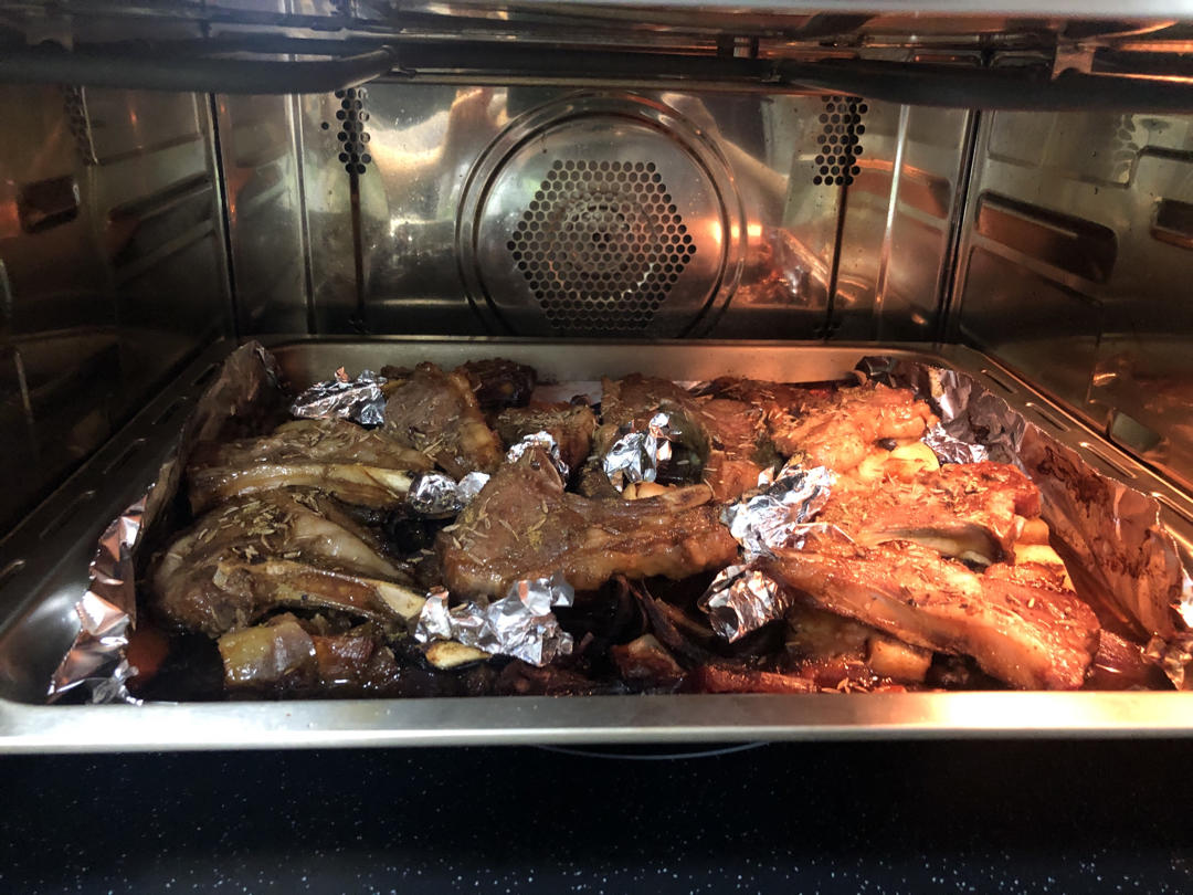 方头狮missliang做的超好吃的烤羊排烤箱版