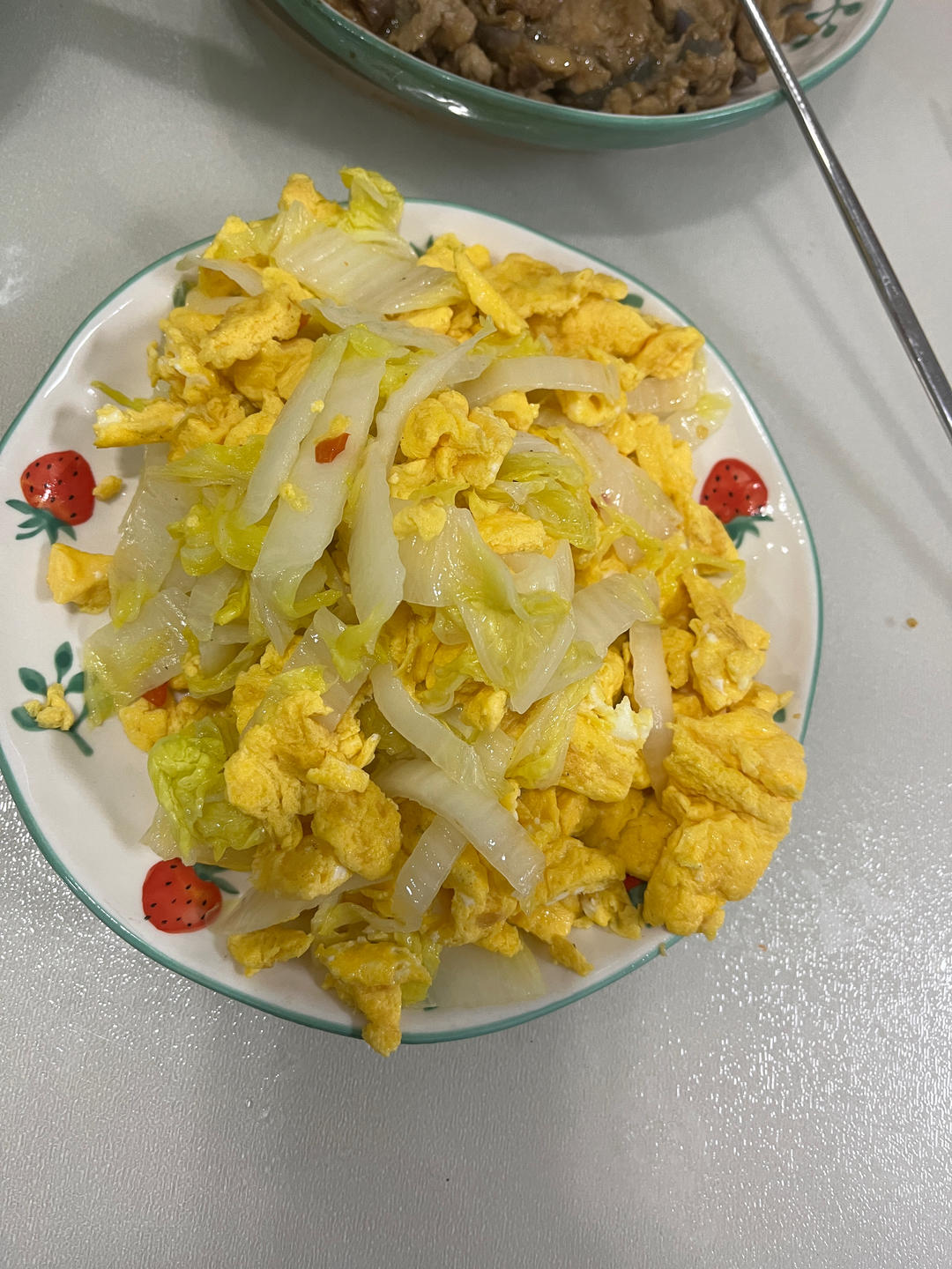 大白菜炒鸡蛋