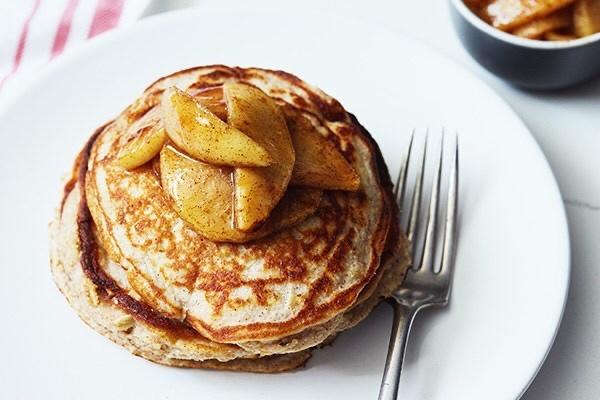 苹果蛋清煎饼apple protein pancakes的做法