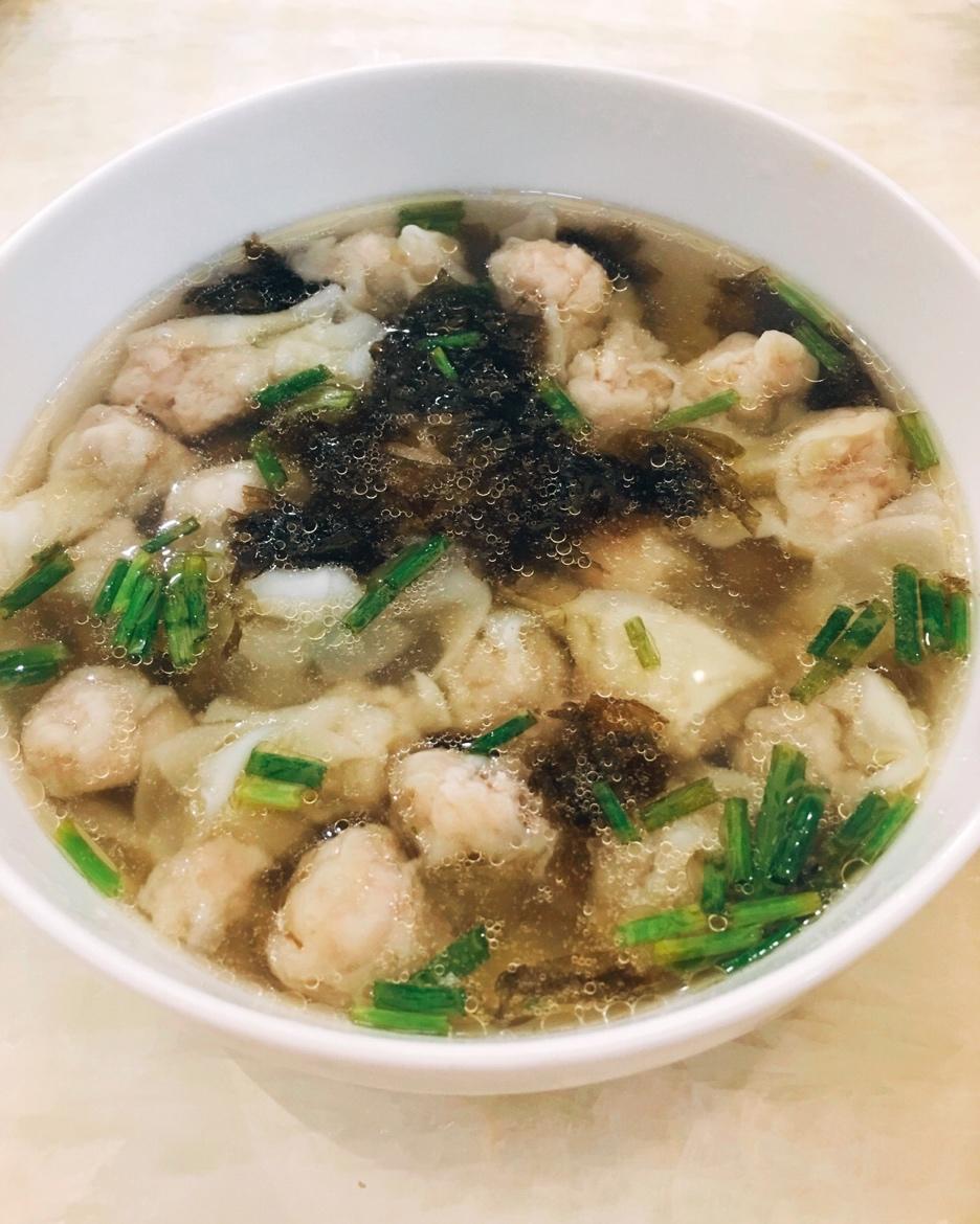 微笑在我心中做的小馄饨的包法