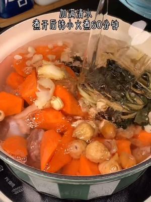 南北杏菜干猪骨汤的做法 步骤9