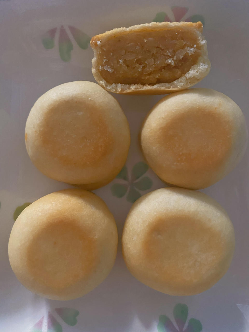 软皮绿豆饼皮薄馅足简单易做（无需开酥）