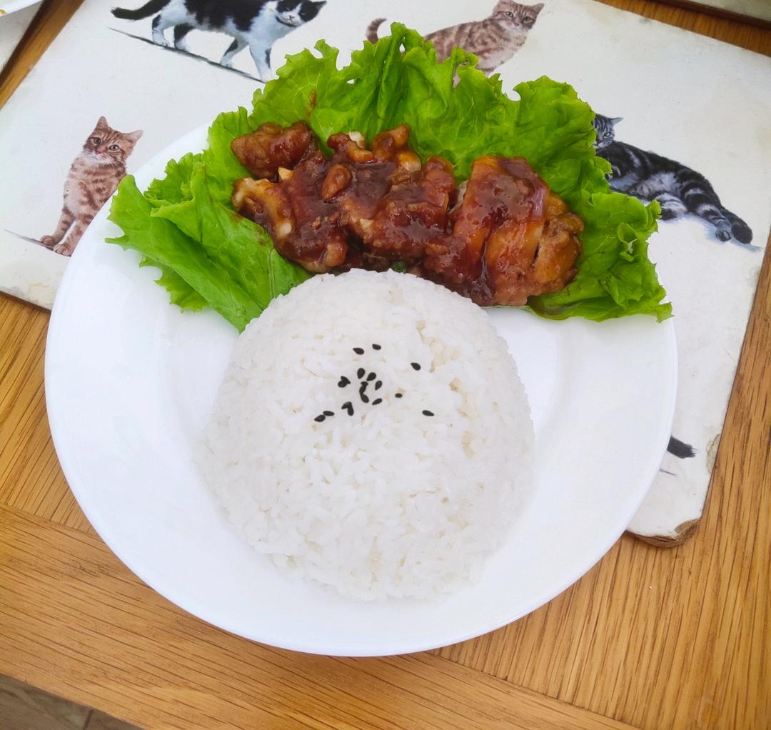 快手菜--照烧鸡腿饭