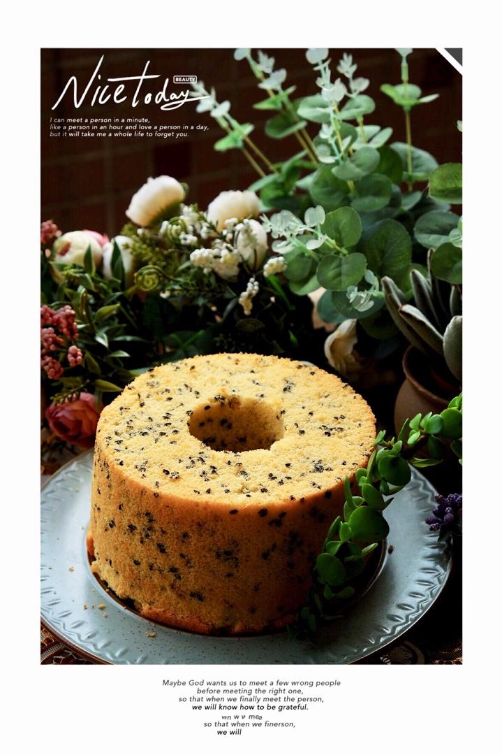 咸香黑芝麻戚风