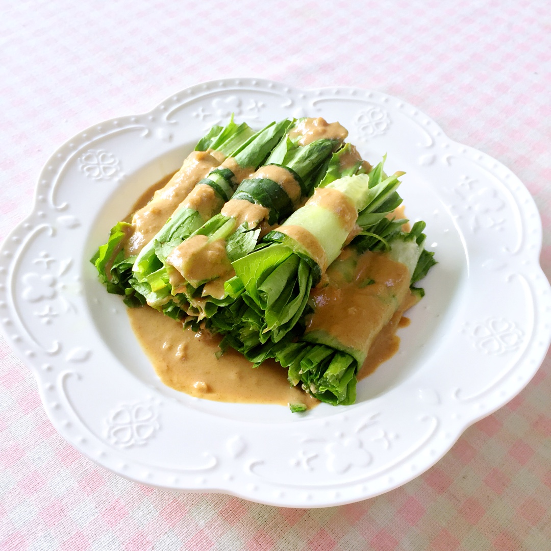 麻汁油麦菜