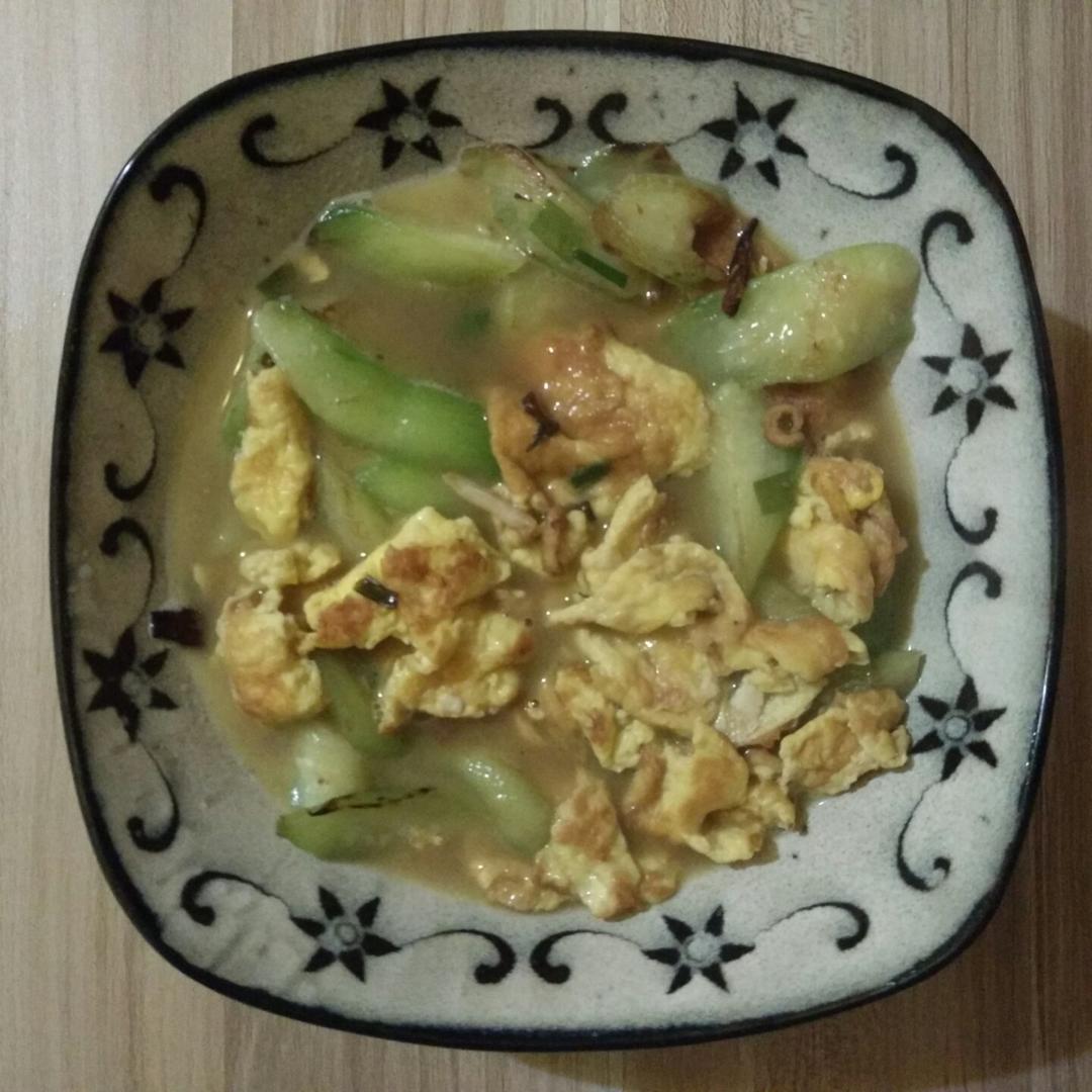 丝瓜炒蛋