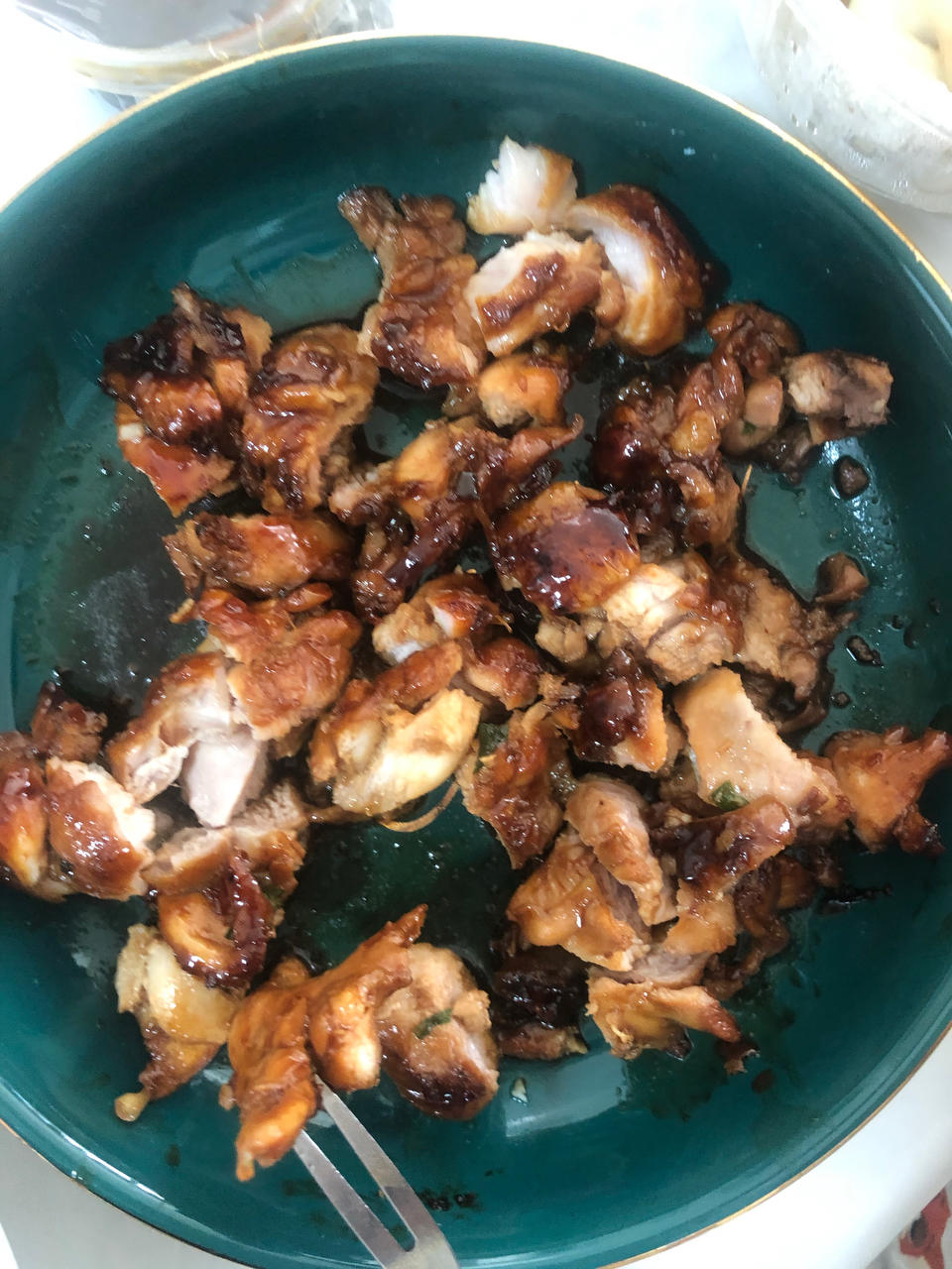 不放一滴油的照烧鸡腿饭