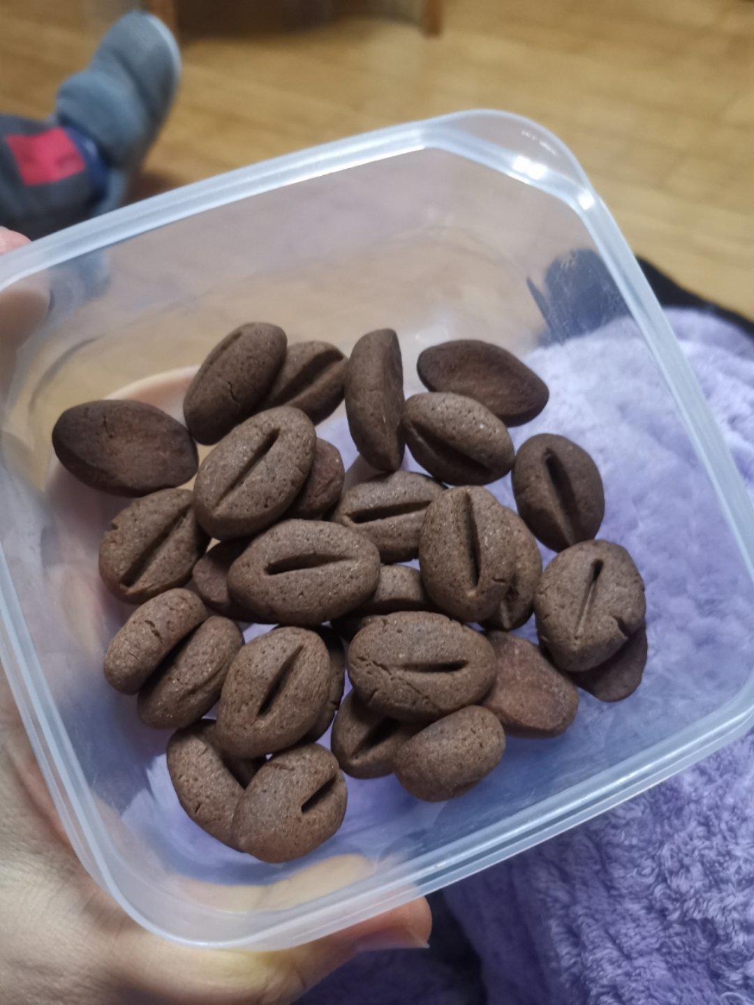 ㊙️萌化了‼️酥脆可口的咖啡豆饼干‼️一学就会