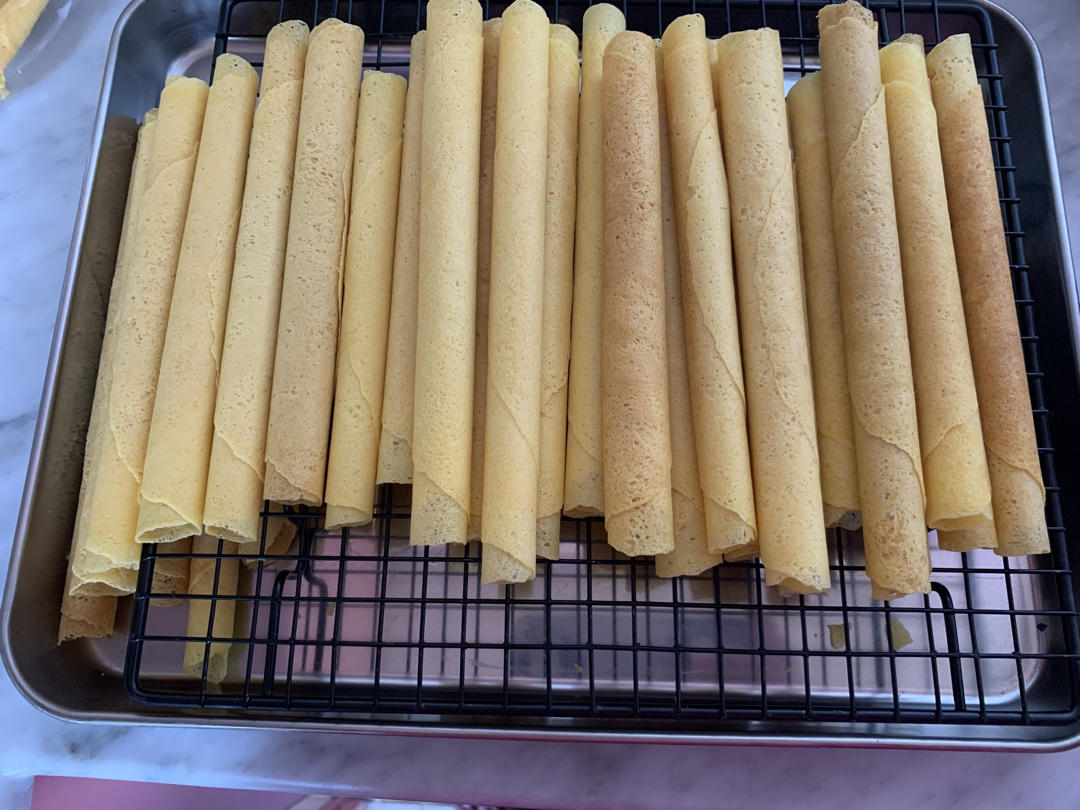 不输美心的酥香蛋卷，真正酥掉渣