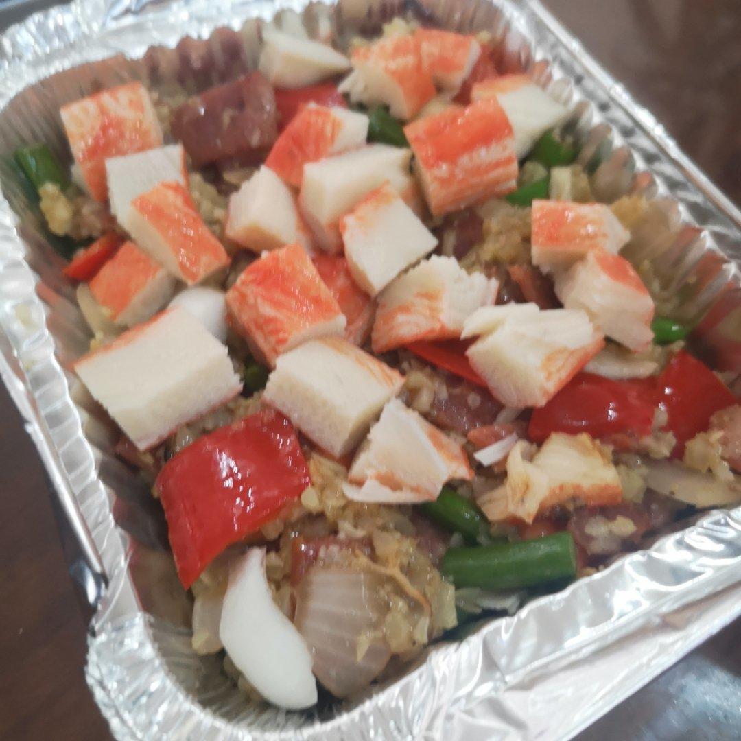 生酮小菜单儿 【Keto】菜花牛肉焗饭（并没有米饭）