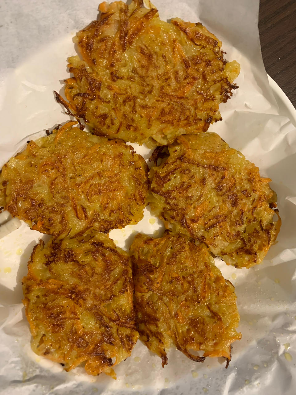 零失败胡萝卜土豆丝饼