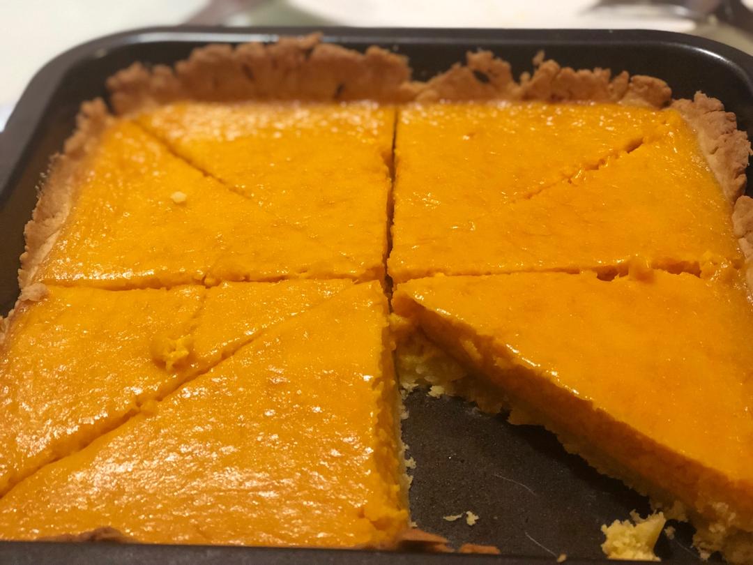 秋季时令小甜品——奶香南瓜派