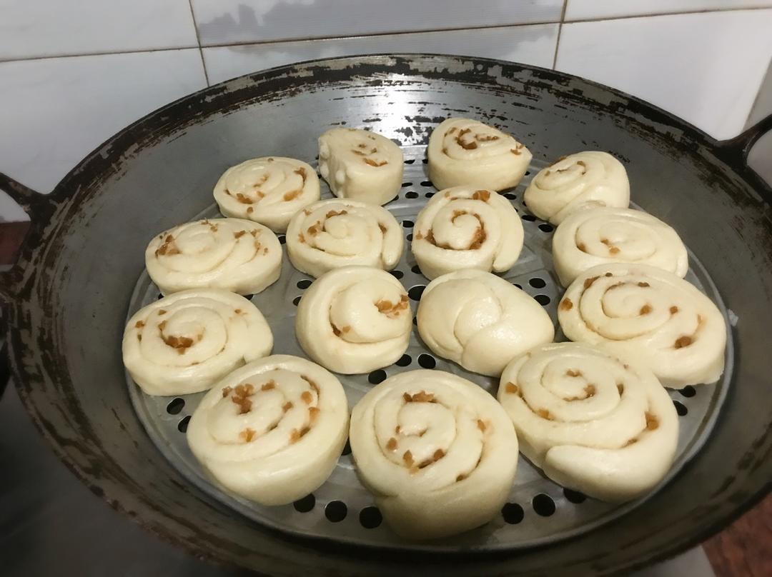 有着面包口感的红糖馒头（一次发酵）