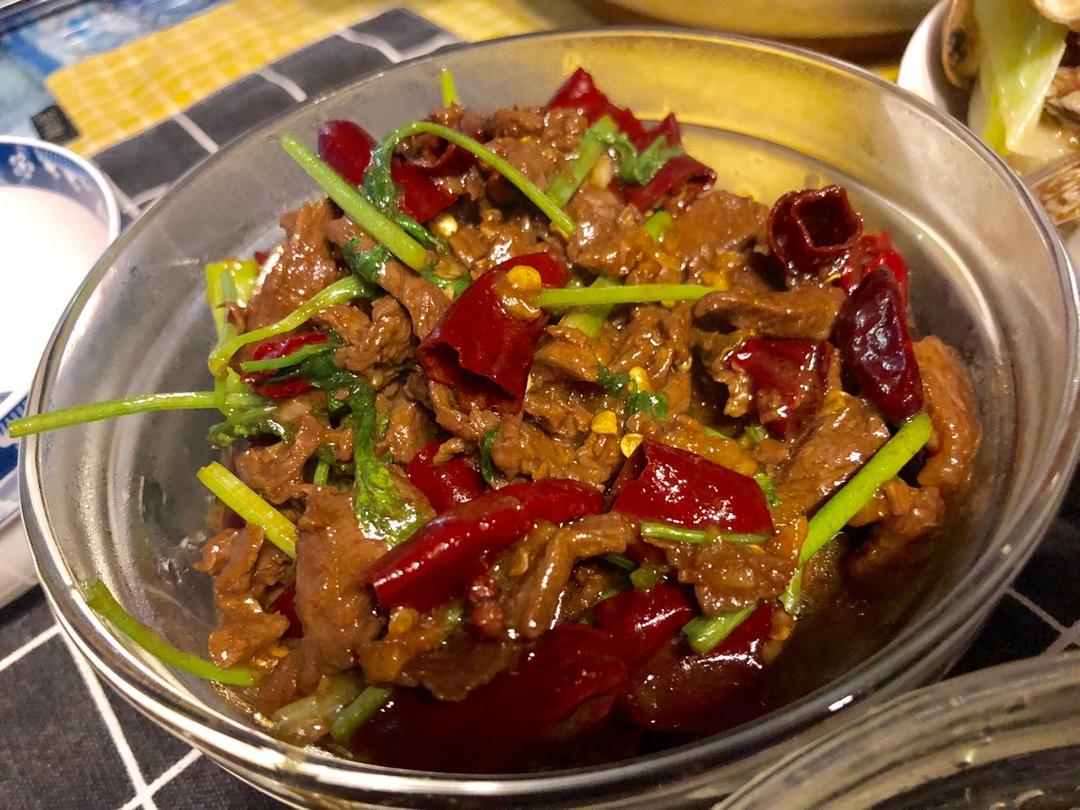 十八秒生爆牛肉