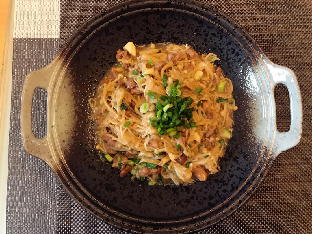 猪肉金针菇
