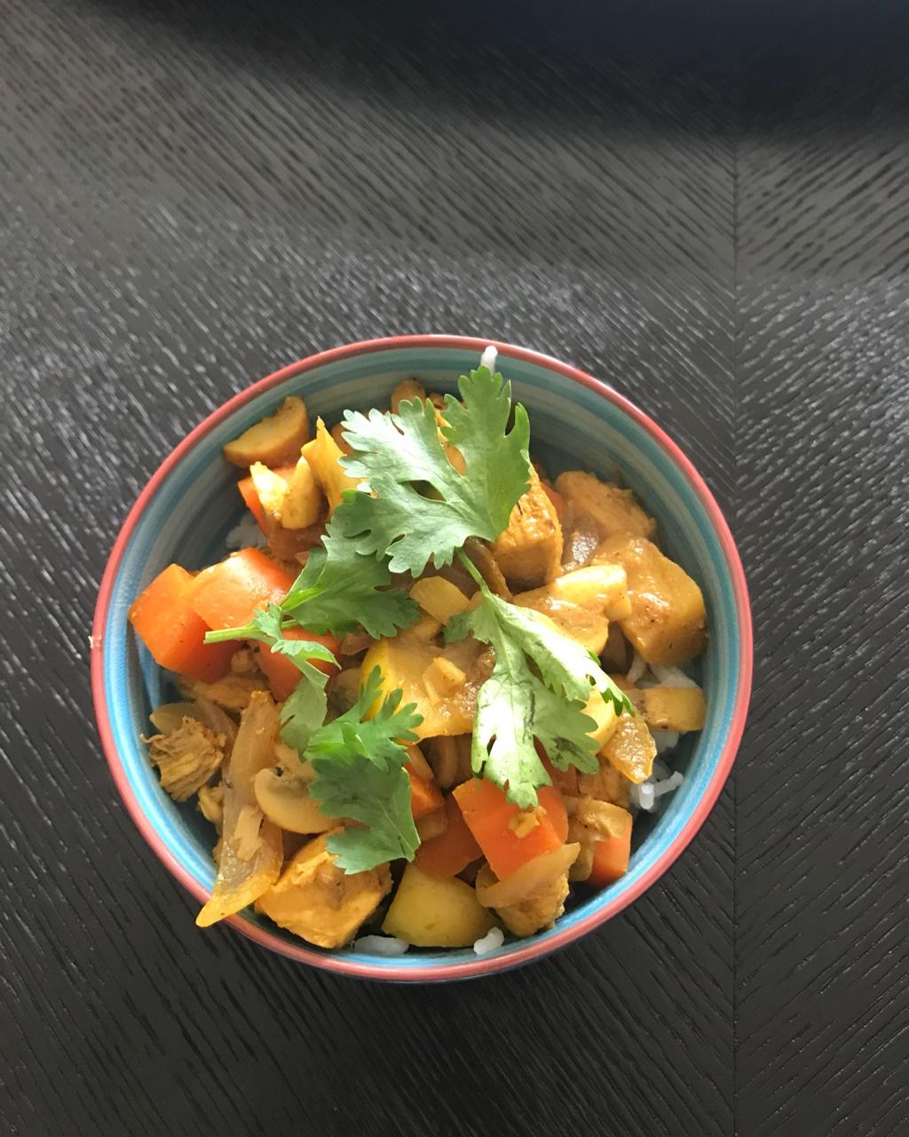 【健康三餐】苹果咖喱鸡