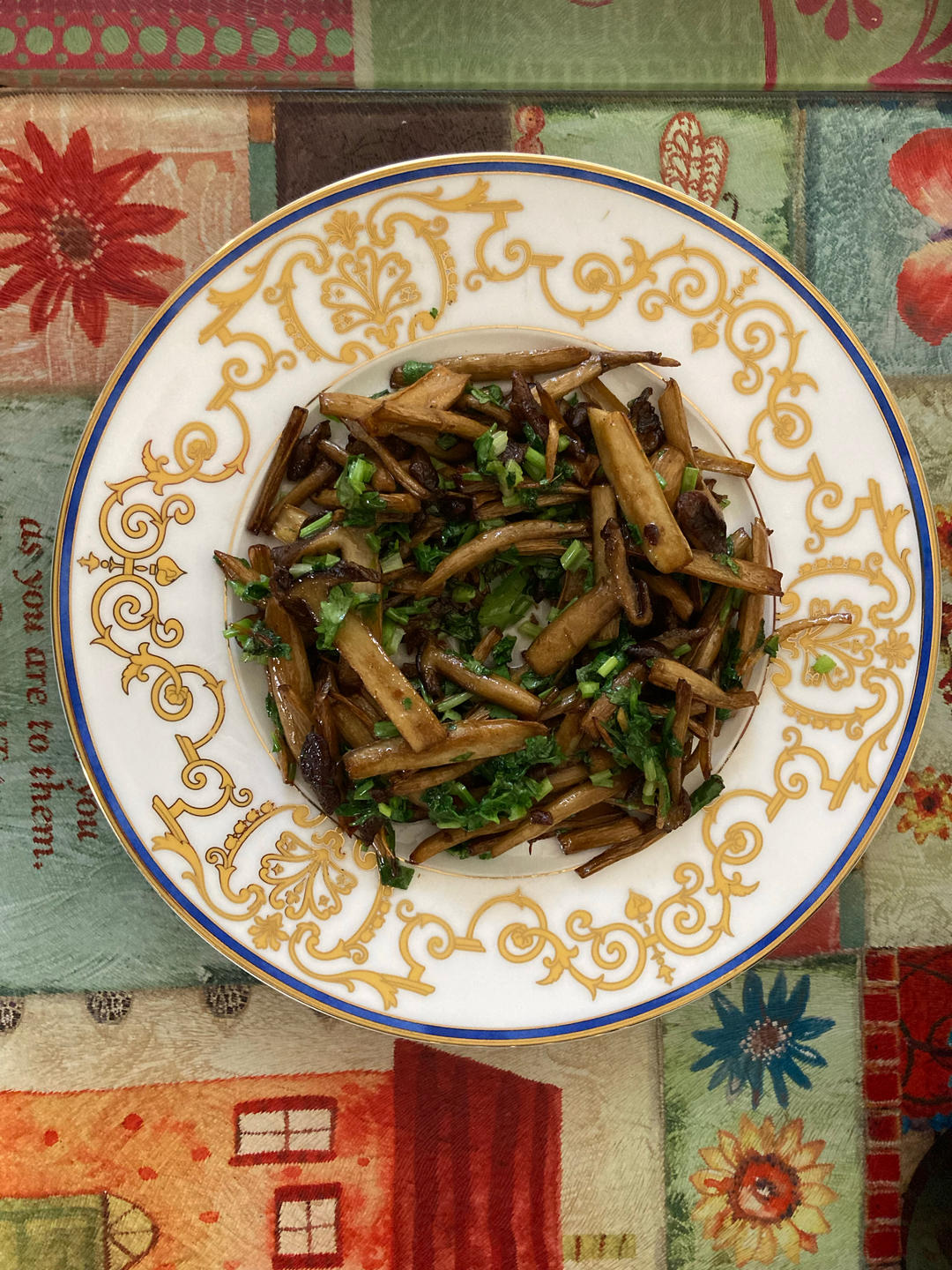 干煸茶树菇