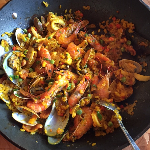 西班牙海鲜饭（Paella）