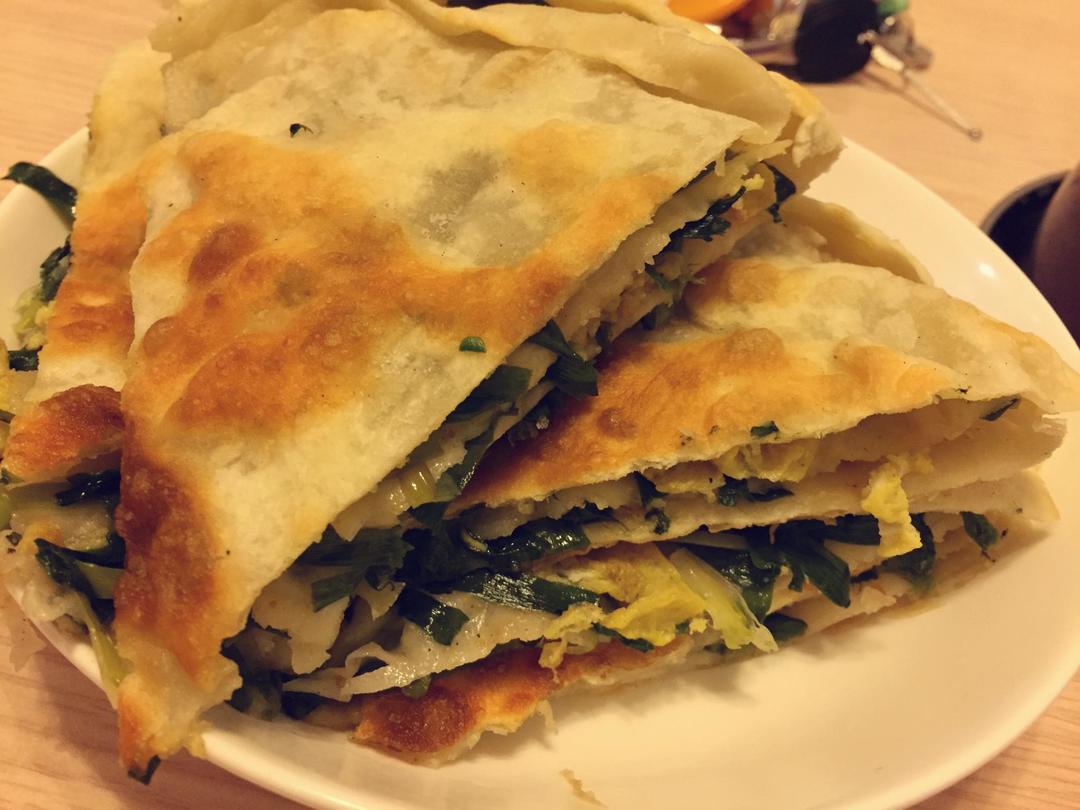 韭菜鸡蛋饼（老奶奶版）