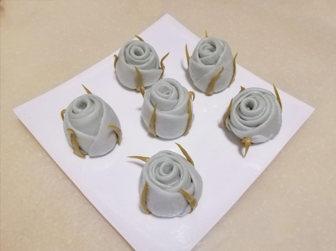 玫瑰花馒头