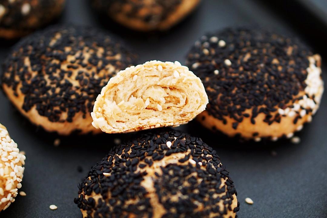 发面小火烧～小美版(巧克力酱、芝麻酱、花生酱都可以)