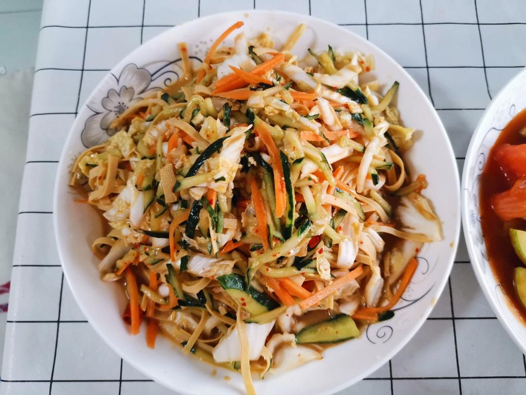 东北盆拌家常凉菜（快速极简素食）