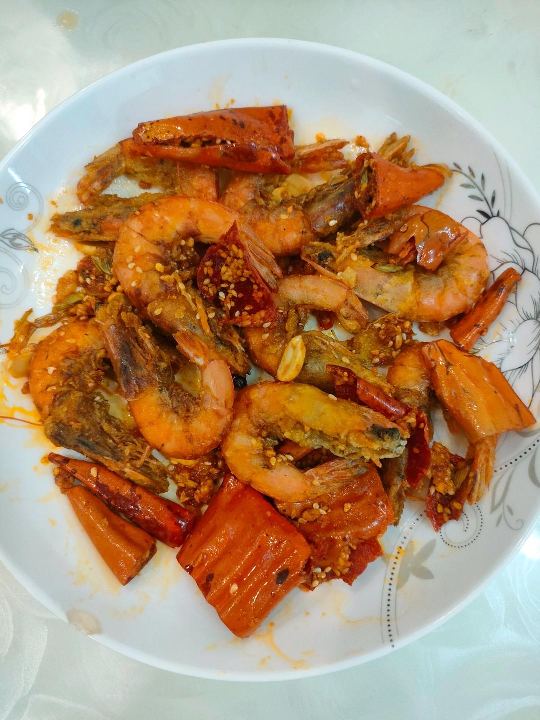 鲜香酥脆的香辣虾