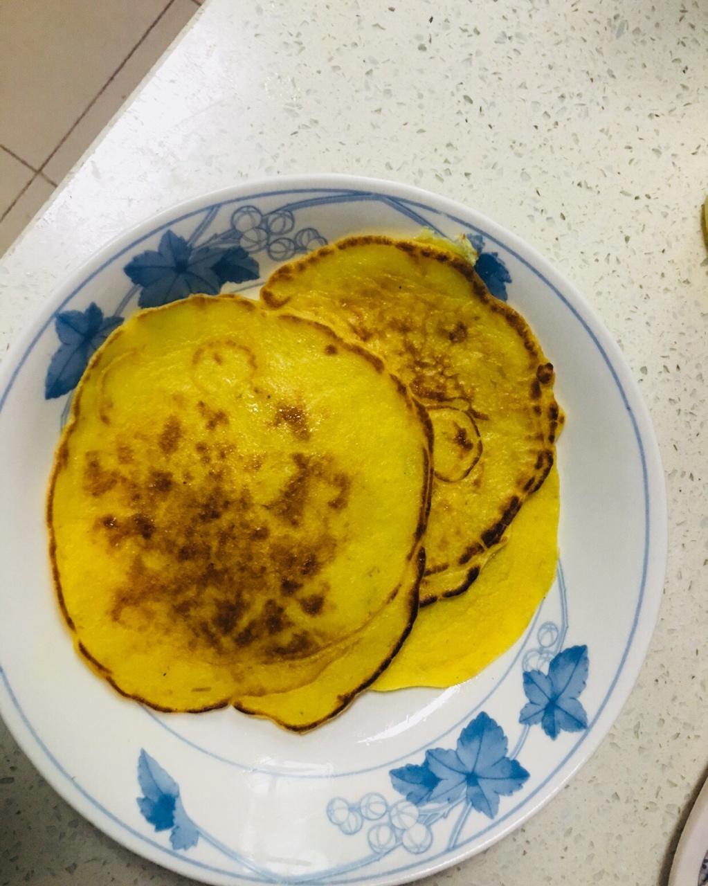【减脂早餐】无油香蕉松饼（超简单）