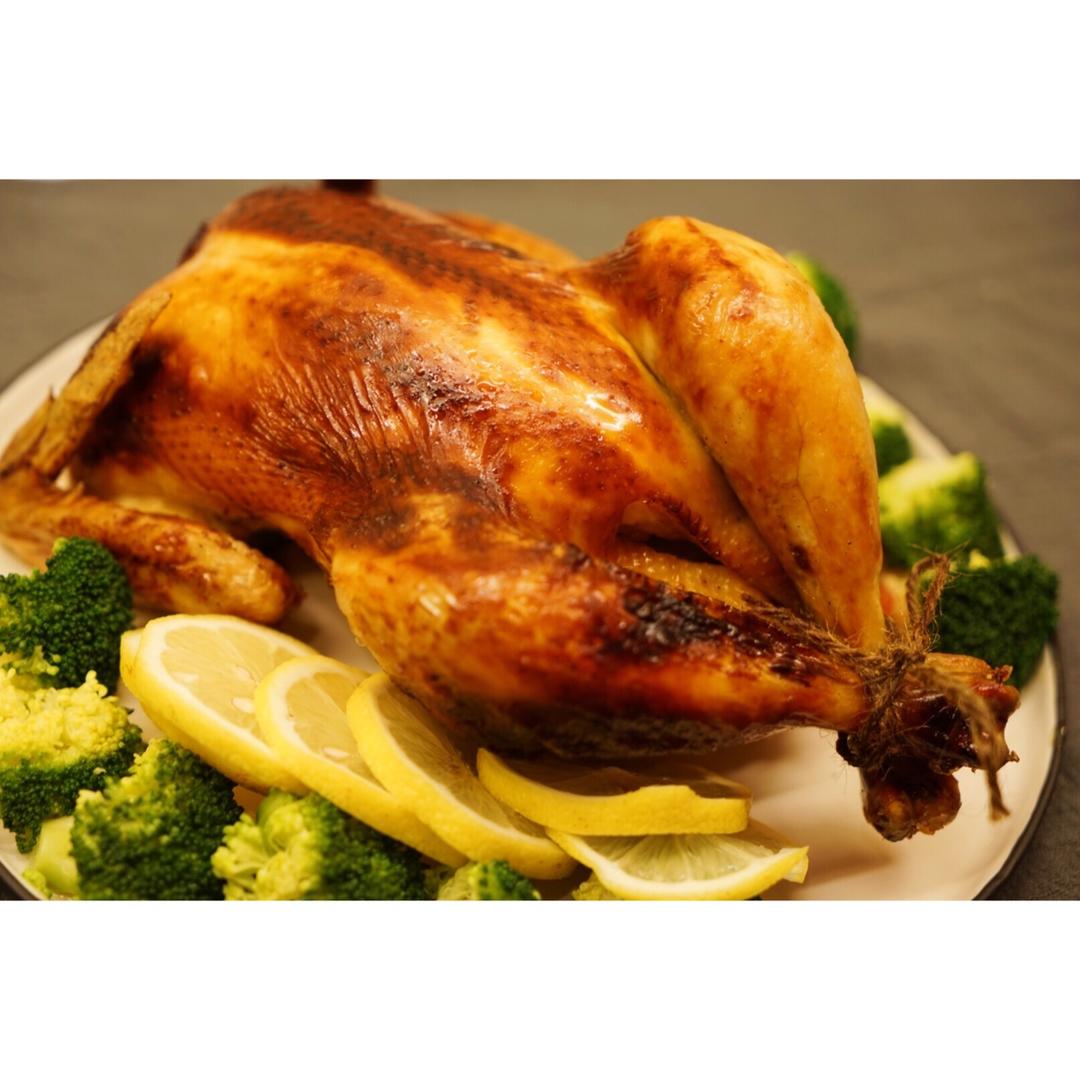 西唯做的圣诞烤鸡