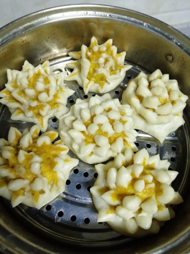 菊花馒头