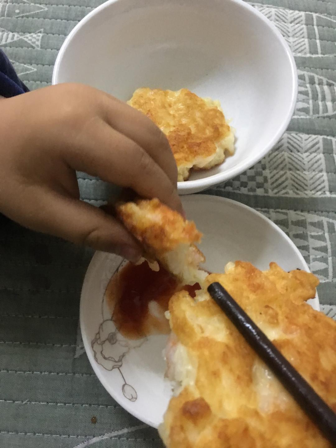 虾肉饼