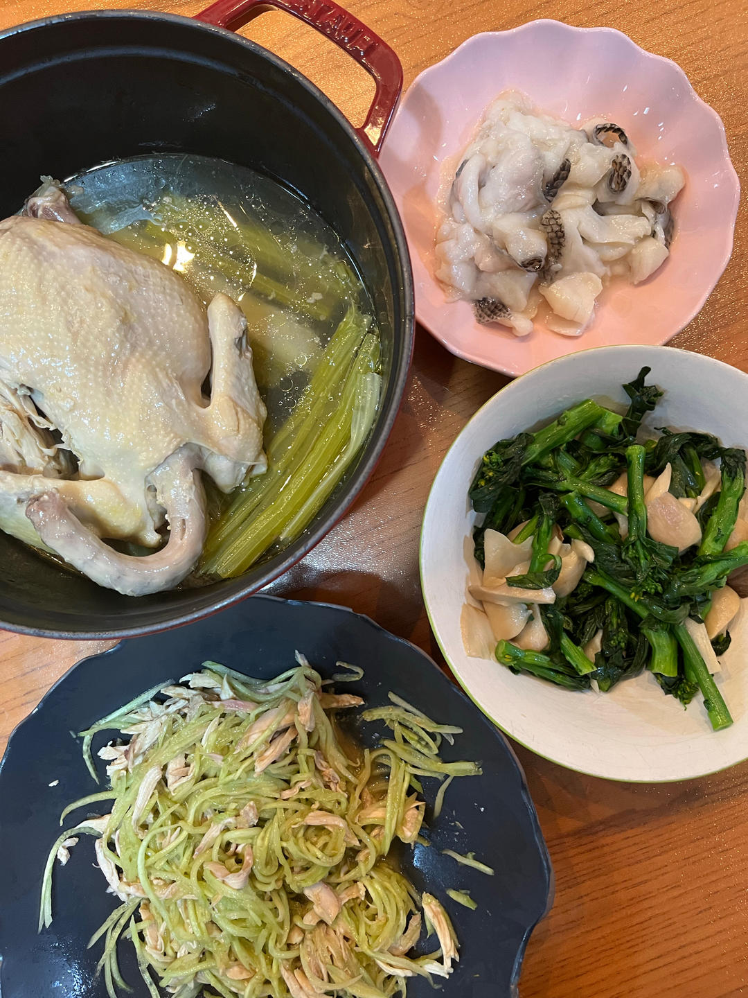 铸铁锅无水焗鸡（盐焗鸡）