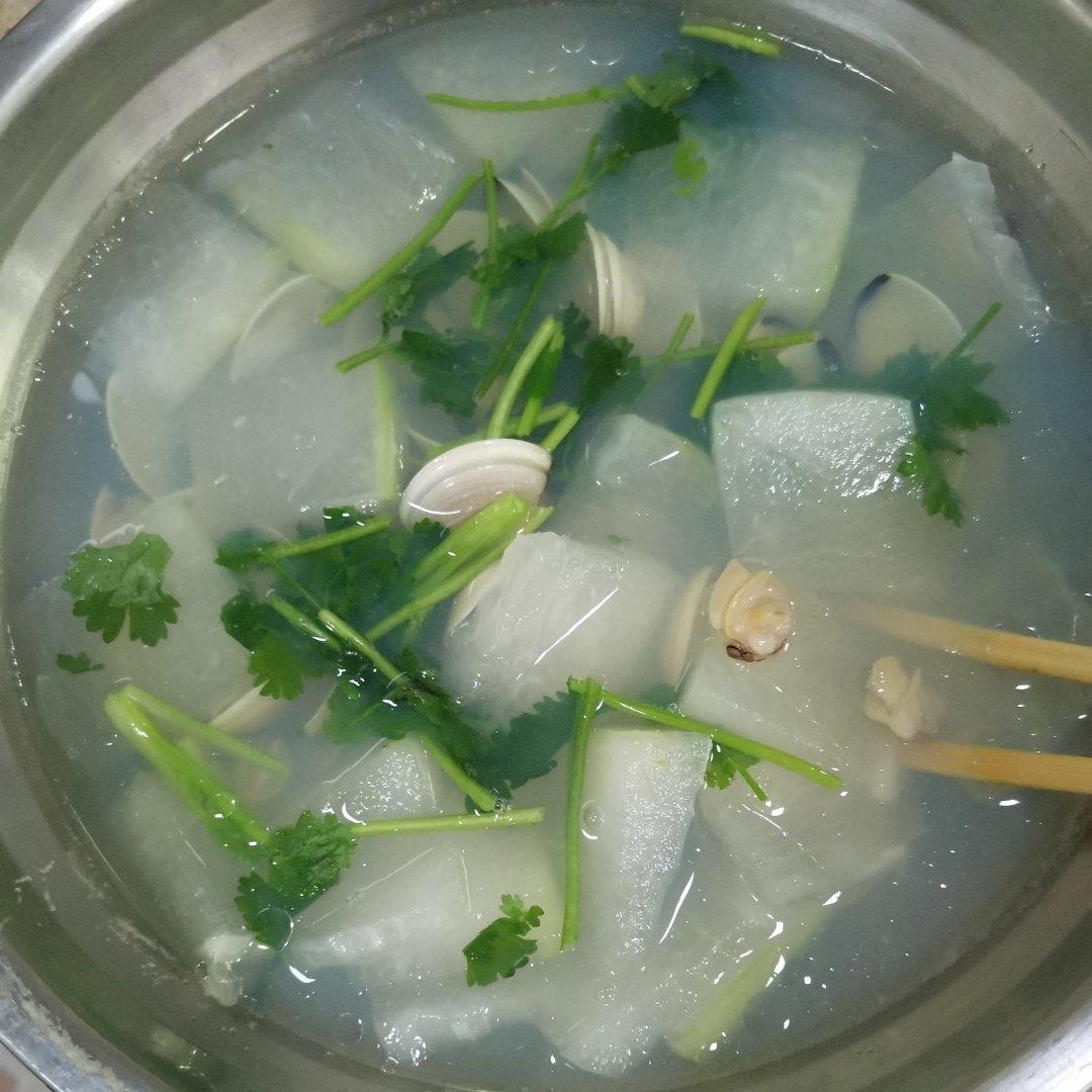 白贝冬瓜鲜味汤