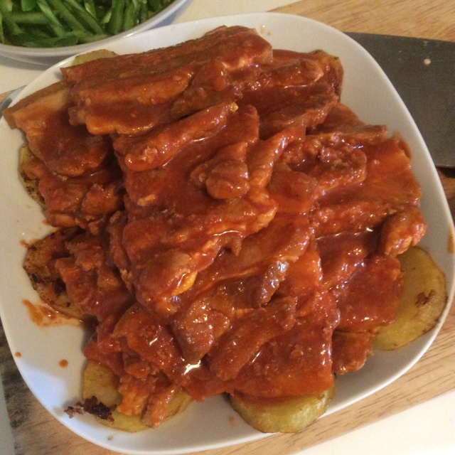 软焖土豆带皮肉