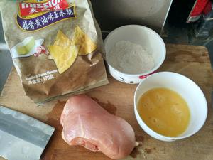 增肌减脂必学－玉米片烤鸡胸的做法 步骤1