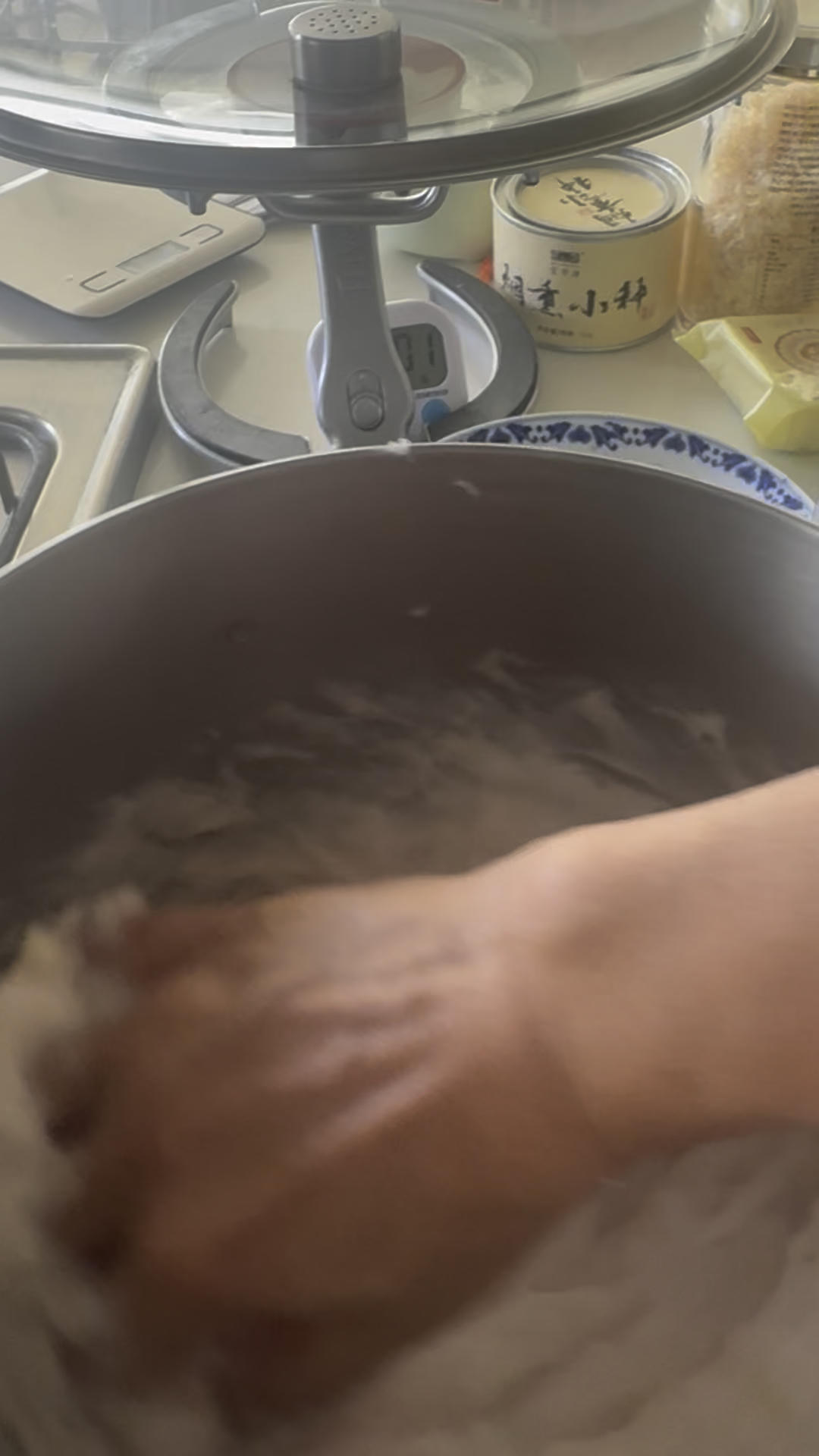 纯奶手撕吐司的做法 步骤1