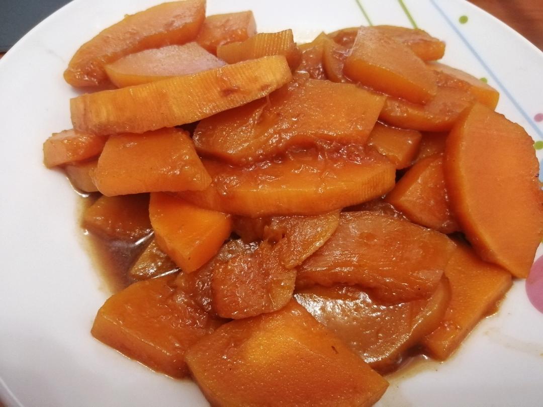 原来这么好吃的炒南瓜