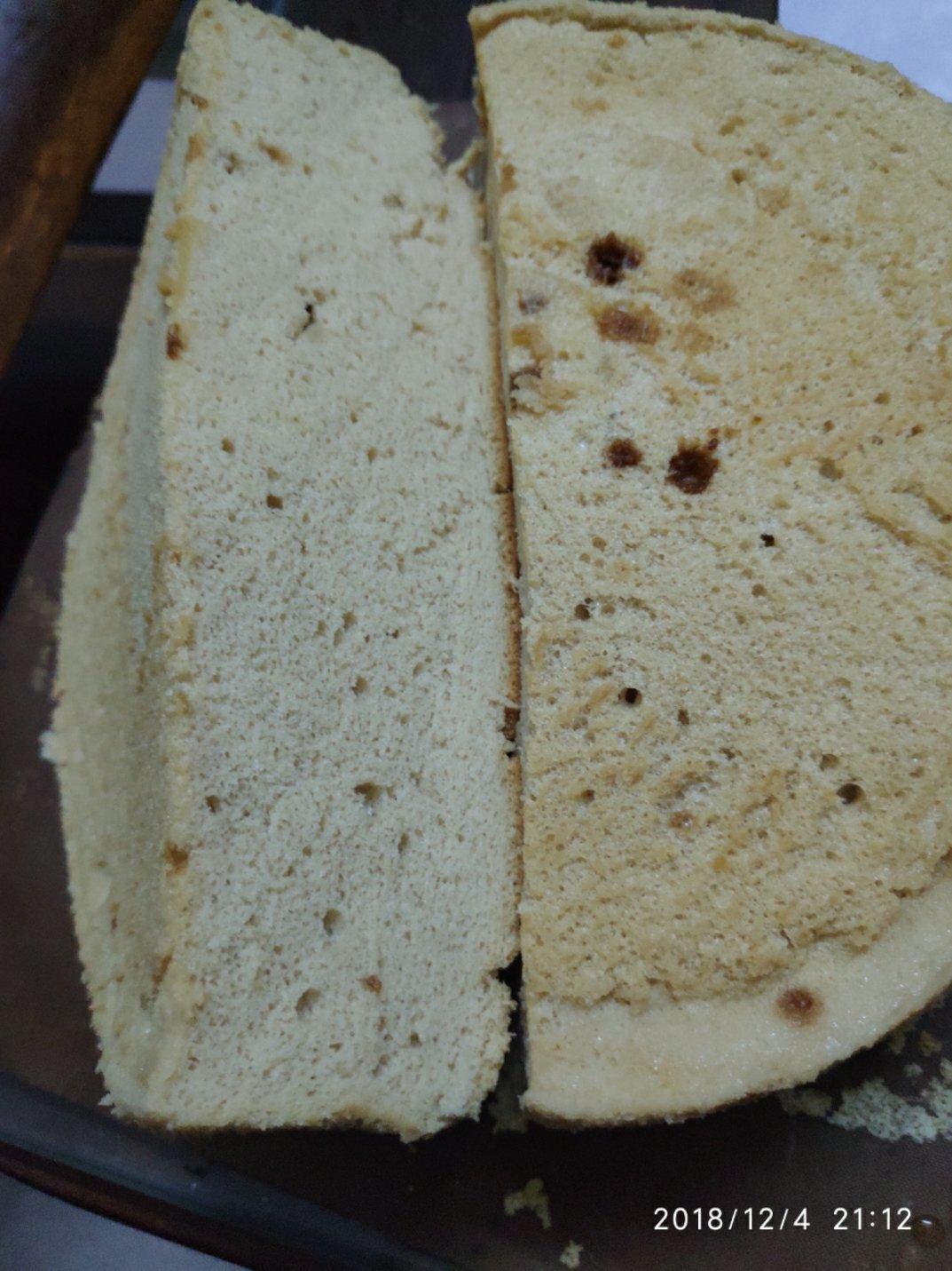 烤箱做蛋糕（戚风蛋糕的做法）