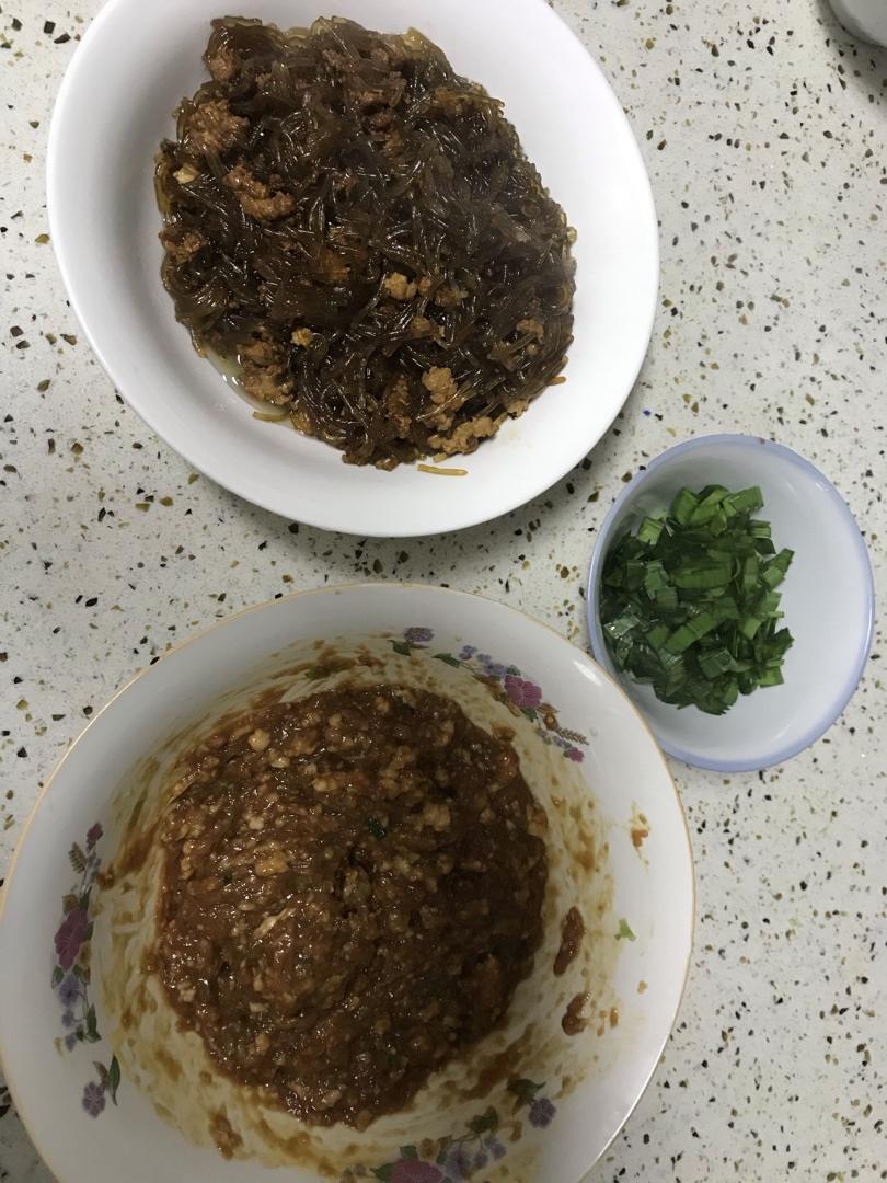 肉末粉丝馅包子