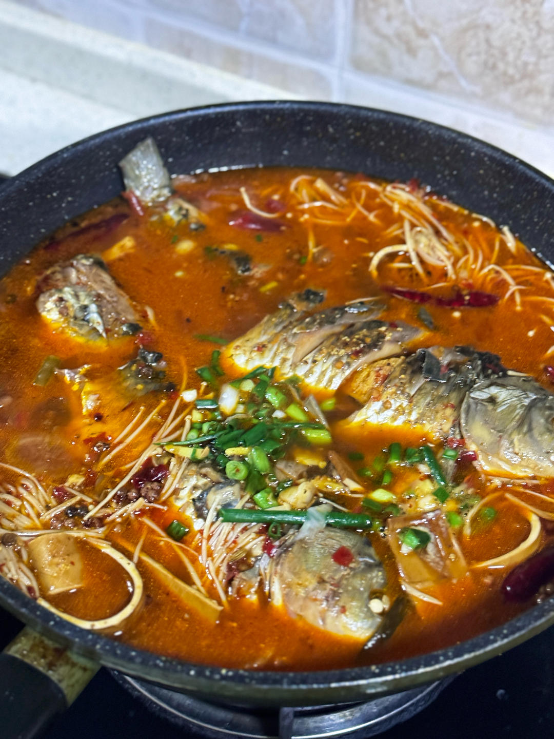 家庭版水煮鲫鱼🐟