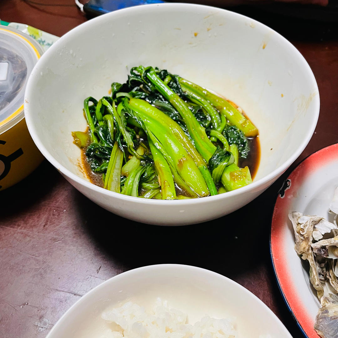 素炒菜心