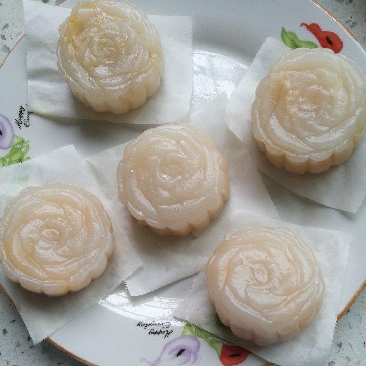 红豆沙水晶饼
