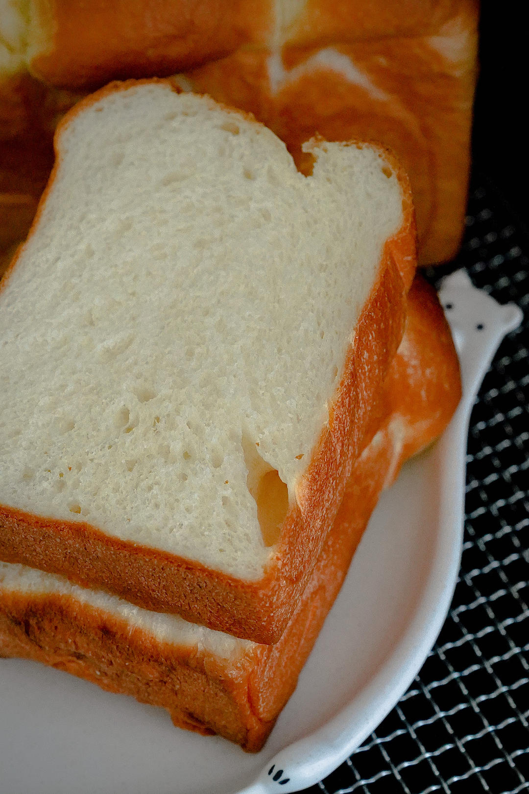 一天到晚游泳的鱼26做的鲜奶液种超熟吐司