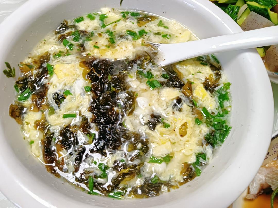 最鲜美好喝的「紫菜蛋花汤」