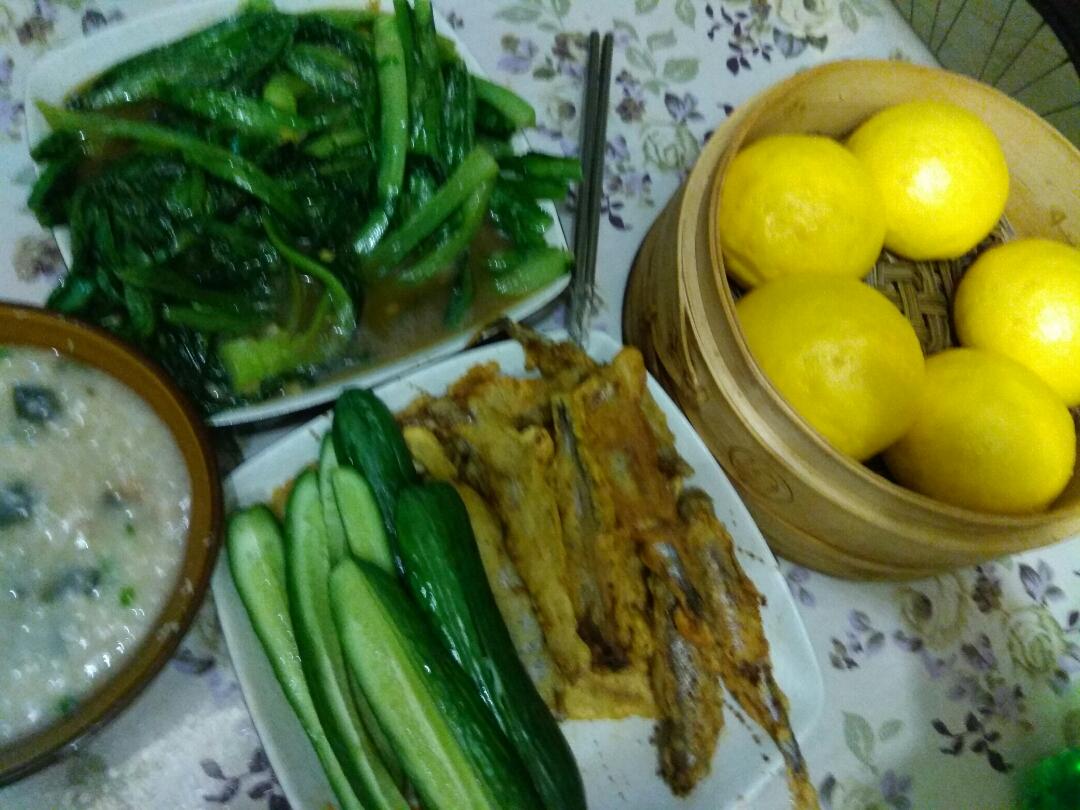 南瓜玫瑰花馒头