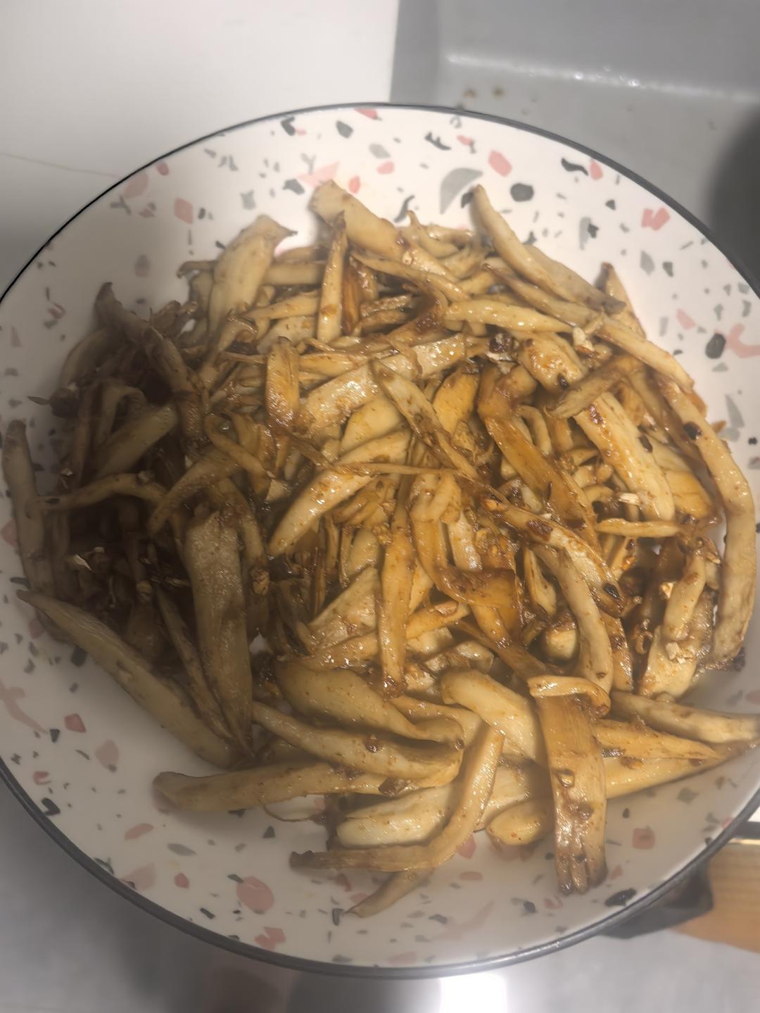 越嚼越香‼️比肉还要好吃👉干煸孜然杏鲍菇
