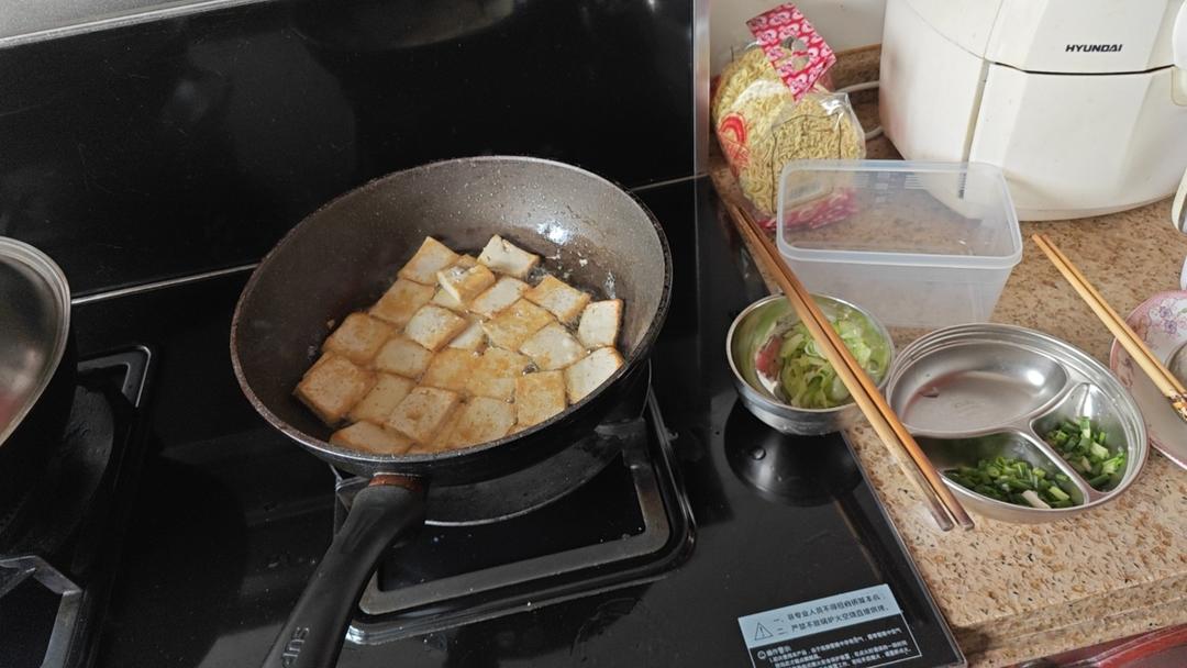 葱烧豆腐
