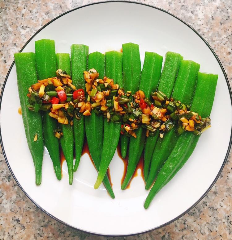 凉拌秋葵