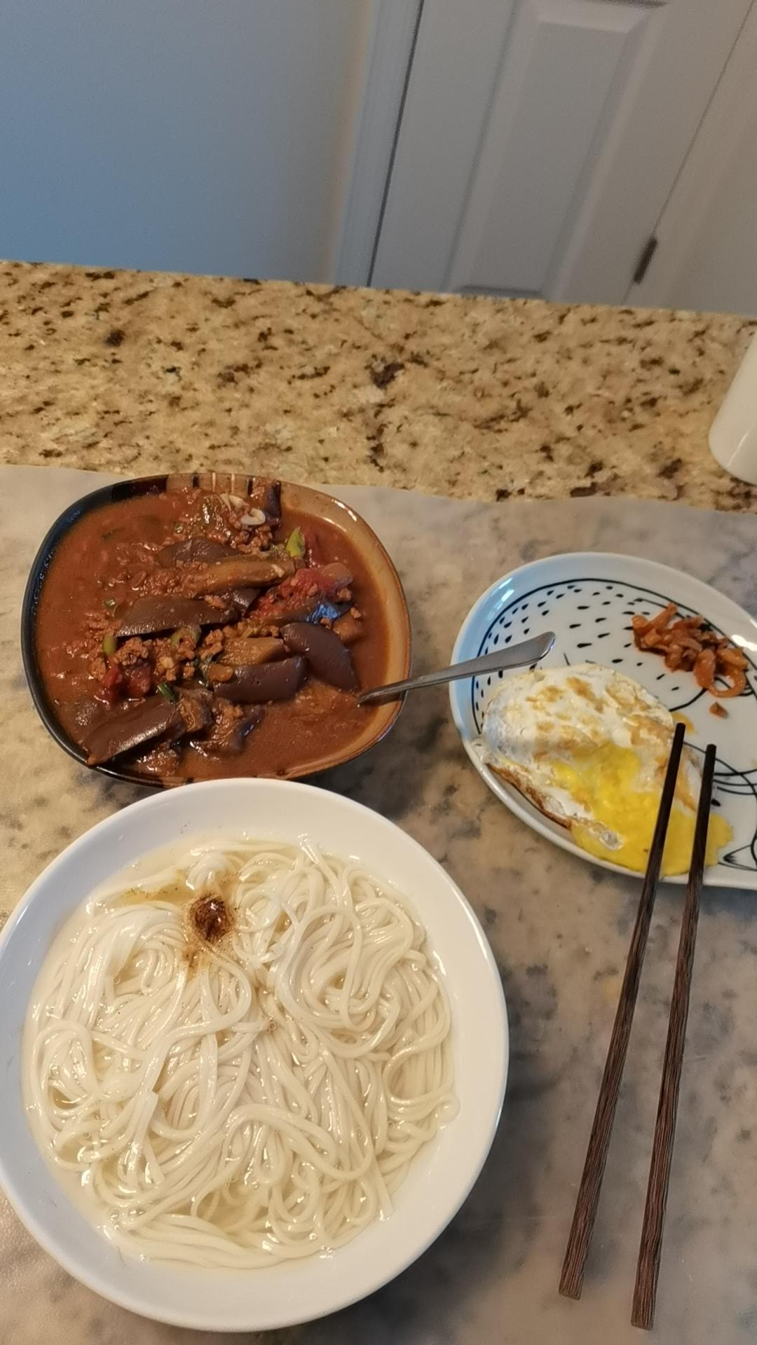 茄子炒西红柿