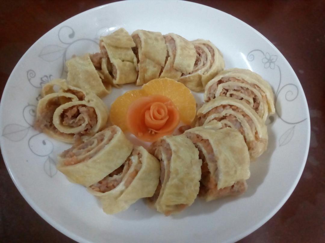 双色蛋卷
